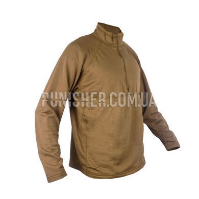 PCU Level 2 Thermal Shirt (Grade 1), Coyote Brown, Large Long