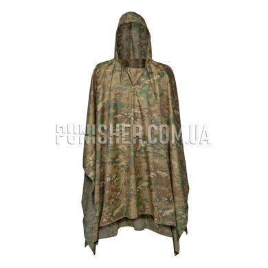 Multifunctional Waterproof Poncho 3-in-1, Multicam