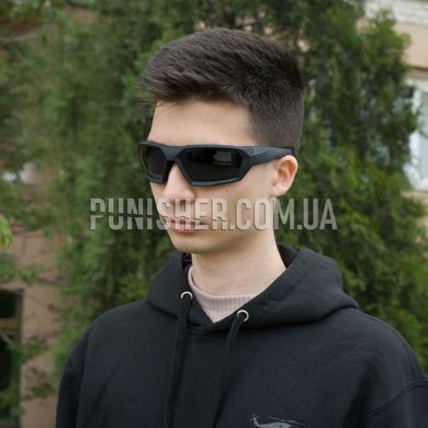 Revision ShadowStrike Ballistic Sunglasses with Polarized Lens, Black, Polarized, Goggles