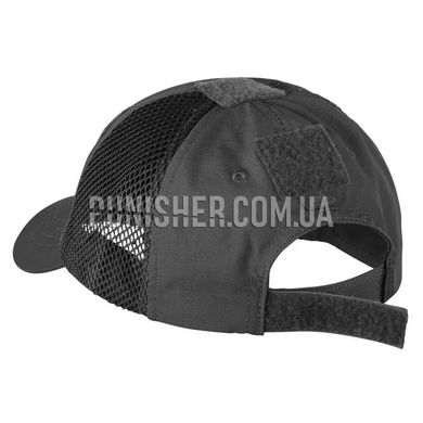 Бейсболка Helikon-Tex BBC Vent Cap PolyCotton Ripstop, Черный, Универсальный