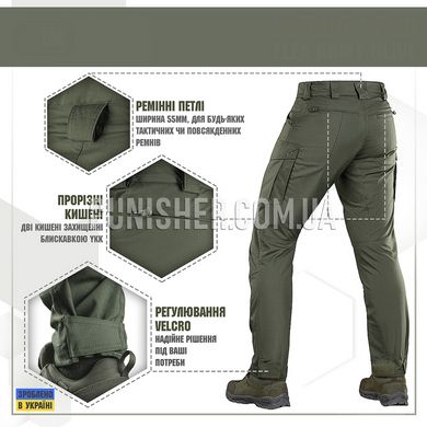 M-Tac Patrol GEN.II Flex Olive Pants, Olive, 32/36