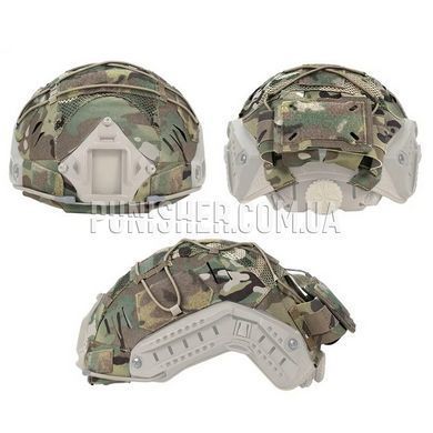 Кавер на шлем IdoGear с подсумком для противовеса и батарейного блока ПНВ, Multicam, Кавер, Medium