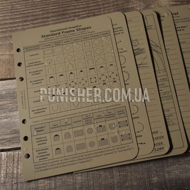 Rite In The Rain Tactical Reference Card Set 9200T-R, Tan, Accessories