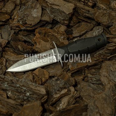 Ніж Cold Steel Mini Leatherneck Double EDGE Spear Point, Чорний, Ніж, З фіксованим лезом, Гладкий
