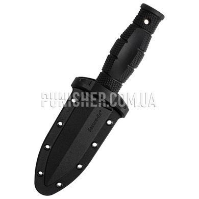 Ніж Cold Steel Mini Leatherneck Double EDGE Spear Point, Чорний, Ніж, З фіксованим лезом, Гладкий