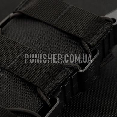 M-Tac Open Elite Pouch for AK, Black, Molle, AK-47, AK-74, For plate carrier, 7.62mm, 5.45, Cordura 1000D, Plastic