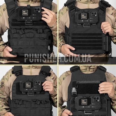 OneTigris Tactical Vest Phone Holder, Black