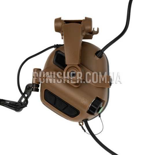 Активна гарнітура Earmor M32X Mark 3 DualCom MilPro з кріпленням