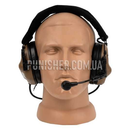 Активна гарнітура Earmor M32X Mark 3 DualCom MilPro з кріпленням