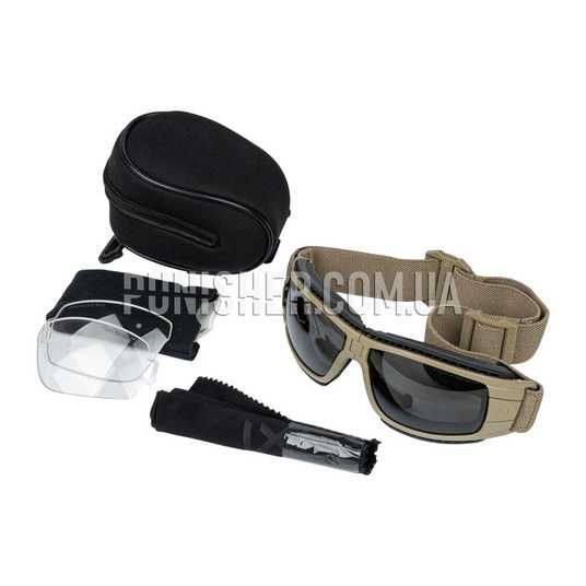 Wiley X Lynx Tactical Goggle with Grey/Clear Lens Tan buy with