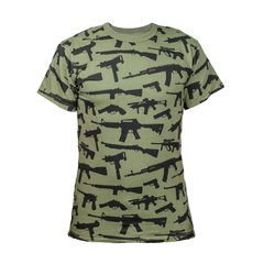 Rothco Vintage Guns T-Shirt, Olive Drab, Medium