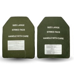 Керамічні бронепластини ESAPI - Large, Olive