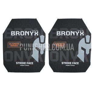 Комплект бронеплит Bronyx Large 3 клас ULTIMATE, Чорний, Бронепластини, 3, Large, Надвисокомолекулярний поліетилен