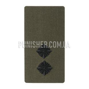 Погон M-Tac на липучці Лейтенант (вишивка) Ranger Green, Olive Drab, Cordura, Лейтенант