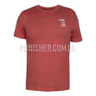 Nine Line Apparel RED Remember Everyone Deployed T-Shirt, Red, Small