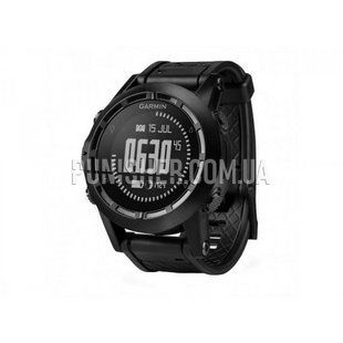 GPS-часы Garmin Tactix, Черный, Альтиметр, Барометр, Будильник, Год, Календарь, Лунный календарь, Компас, Подсветка, Пульсометр, Секундомер, Таймер, Фитнес-трекер, Bluetooth, GPS, Jumpmaster, Тактические часы