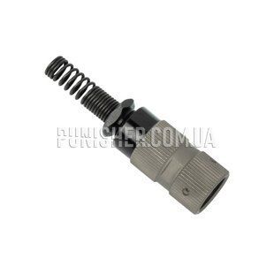 Конектор Male Connector Plug U-392 6pin під радіостанцію PRC-148 (152), Чорний, Радіостанція, Коннектор