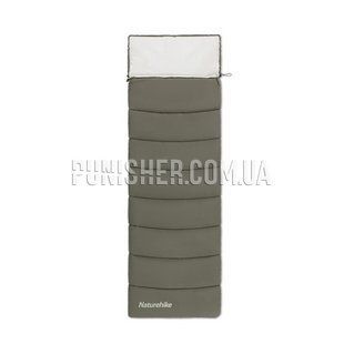 Спальник з капюшоном Naturehike LD350 CNK2300SD016, Dark Olive, Спальний мішок