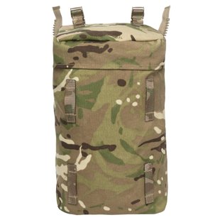 British Army Side Pouch for PLCE Bergen Infantry Long Back (Used), MTP