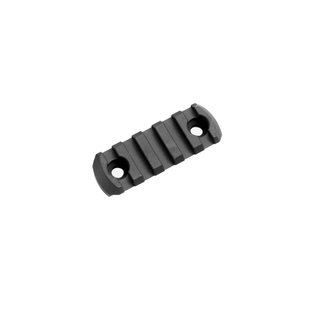 Magpul M-Lok Aluminum Rail, 5 Slots, Black, M-Lok, Bracket