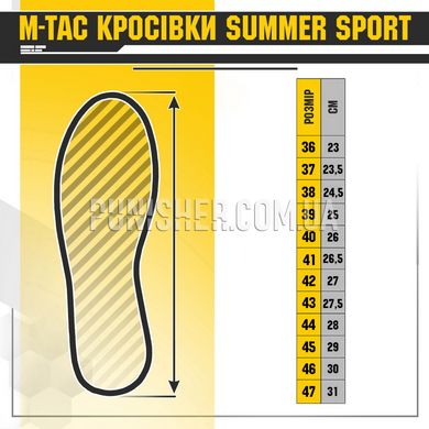 Кросівки M-Tac Summer Sport Dark Olive, Dark Olive, 40 (UA), Літо