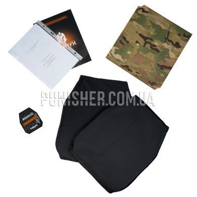 Bronyx Large 3 class ULTIMATE Armor Plates Set, Black, Armor plates, 3, Large, Ultra high molecular weight polyethylene