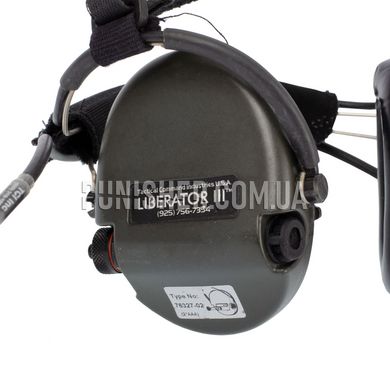 TCI Liberator III Neckband with PTT for 2 radios (Used), Olive, Neckband, Dual