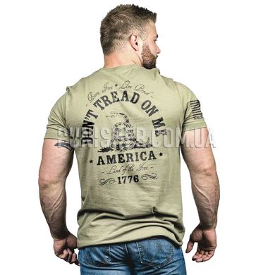 Футболка Nine Line Apparel DTOM Don't Tread On Me, Coyote Tan, Small