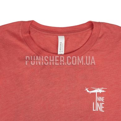 Nine Line Apparel RED Remember Everyone Deployed T-Shirt, Red, Small