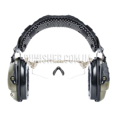 Noisefighters Gel Pads with a relief cut for glasses, Black, Headset, Howard, Ops-core, Peltor, Ear pads