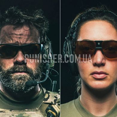 Гелеві амбушюри Noisefighters Gel Pads з рельєфним вирізом для окулярів, Чорний, Гарнітура, Howard, Ops-core, Peltor, Амбушюри