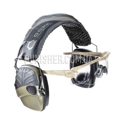 Noisefighters Gel Pads with a relief cut for glasses, Black, Headset, Howard, Ops-core, Peltor, Ear pads