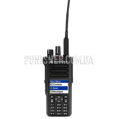 Гнучка антена VHF 136-174 MHz під радіостанцію Motorola DP4400, Чорний, Радіостанція, Антена, Motorola DP4400 (DP4600/DP4800)