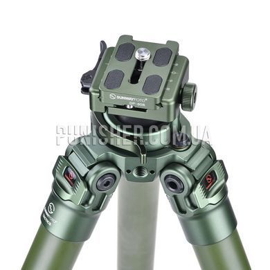 Sunwayfoto TLG-3230CS Carbon Fiber Tripod, 3 Sections, Olive Drab, Tripod