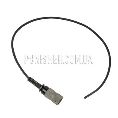Male connector plug U-392 6pin for PRC-148 (152) radio, Black, Radio, Connector