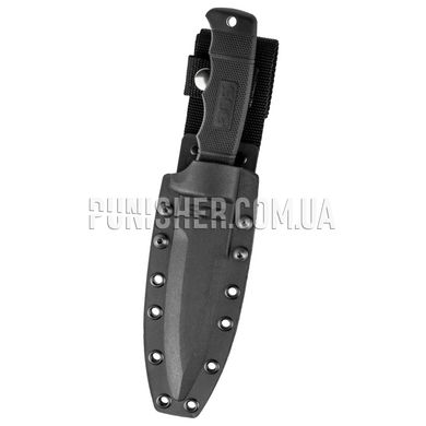 Нож SOG Seal Pup M37, Черный, Нож, С фиксированным лезвием, Полусеррейтор