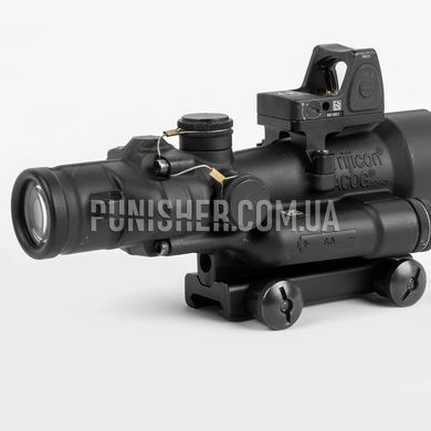 Оптический прицел Trijicon ACOG 3.5x35 с верхним коллиматором Trijicon RMR RM06 3.25 MOA (Сорт 1), Черный, Оптический, 3,5х, 3,25 MOA