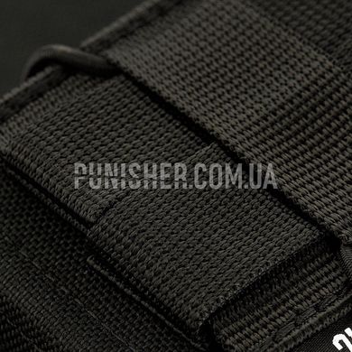 M-Tac Open Dual Pouch for AK, Black, 2, Molle, AKМ, AK-47, AK-74, For plate carrier, 7.62mm, 5.45, Cordura 1000D