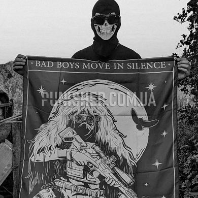 Прапор Dead Souls Group Sniper, Чорний