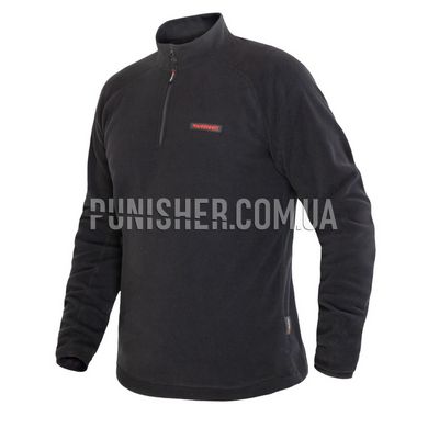 Реглан Fahrenheit Classic Micro ZIP Black, Чорний, Large Regular