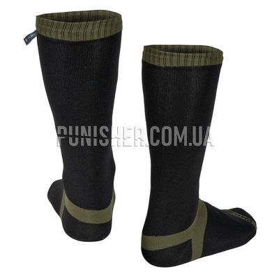 Шкарпетки водонепроникні Dexshell Trekking Merino Wool, Olive/Black, Small, Зима
