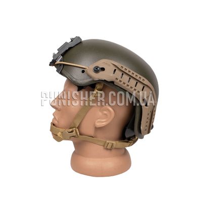 Zebra Armor helmet visualized for Ops-Core, Olive