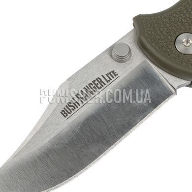Cold Steel Bush Ranger Lite Knife, Olive, Knife, Folding, Smooth
