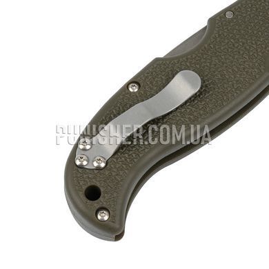 Cold Steel Bush Ranger Lite Knife, Olive, Knife, Folding, Smooth