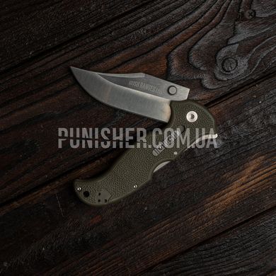 Cold Steel Bush Ranger Lite Knife, Olive, Knife, Folding, Smooth
