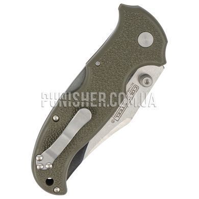 Cold Steel Bush Ranger Lite Knife, Olive, Knife, Folding, Smooth