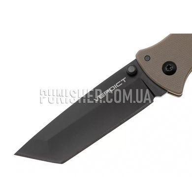 Складаний ніж Cold Steel Verdict Tanto AUS-10A G10, DE, Ніж, Складаний, Гладкий