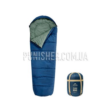 Naturehike MJ300 Sleeping bag with hood, Navy Blue, Sleeping bag