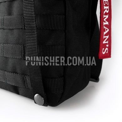 Сумка Dobermans Aggressive Effort Performance через плече, Чорний, 1,5 л