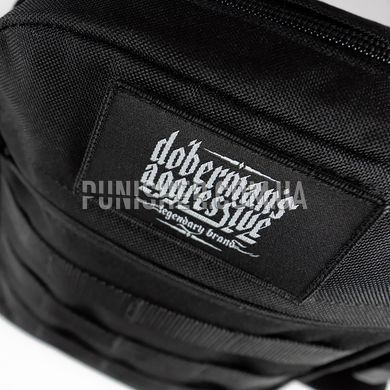 Сумка Dobermans Aggressive Effort Performance через плече, Чорний, 1,5 л